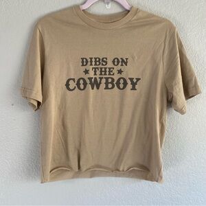 Dibs on the cowboy graphic tee